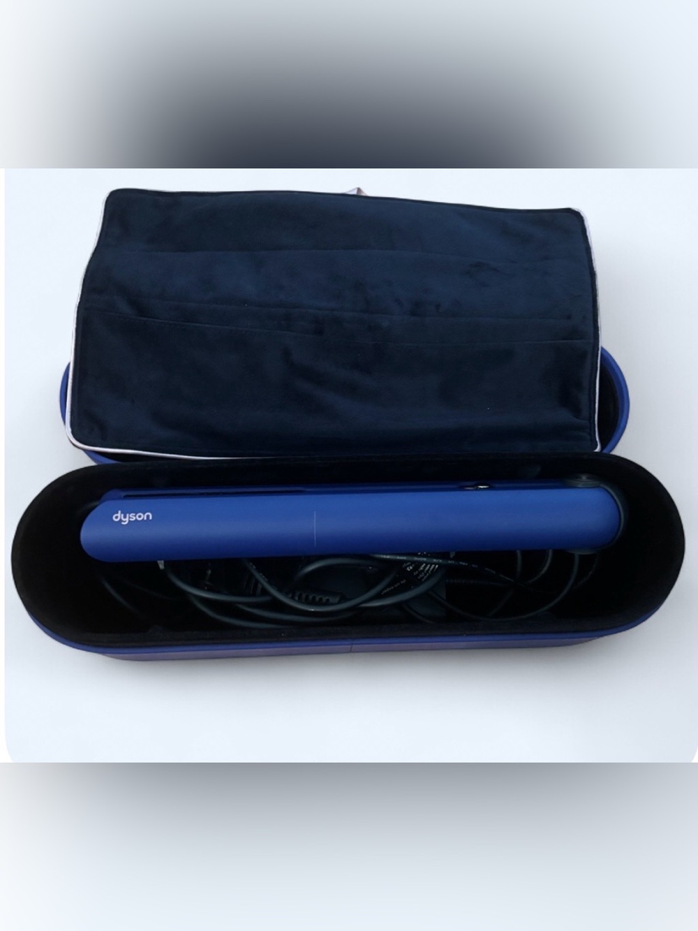 Dyson Corrale Straightener Special Edition Vinca Blue Rosé with Case